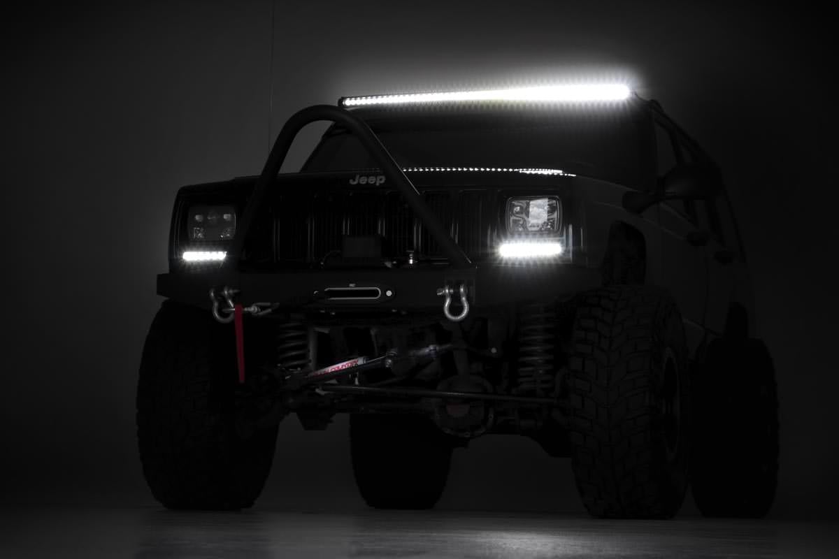 50 Inch Black Series LED Light Bar | Curved | Single Row - Image 6