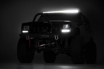 50 Inch Black Series LED Light Bar | Curved | Single Row - Image 6
