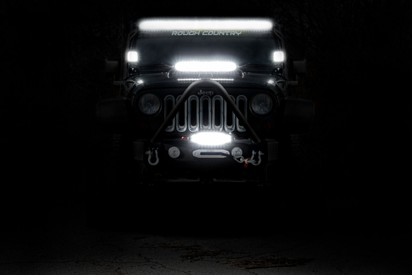 50 Inch Black Series LED Light Bar | Dual Row | Amber DRL - Image 5