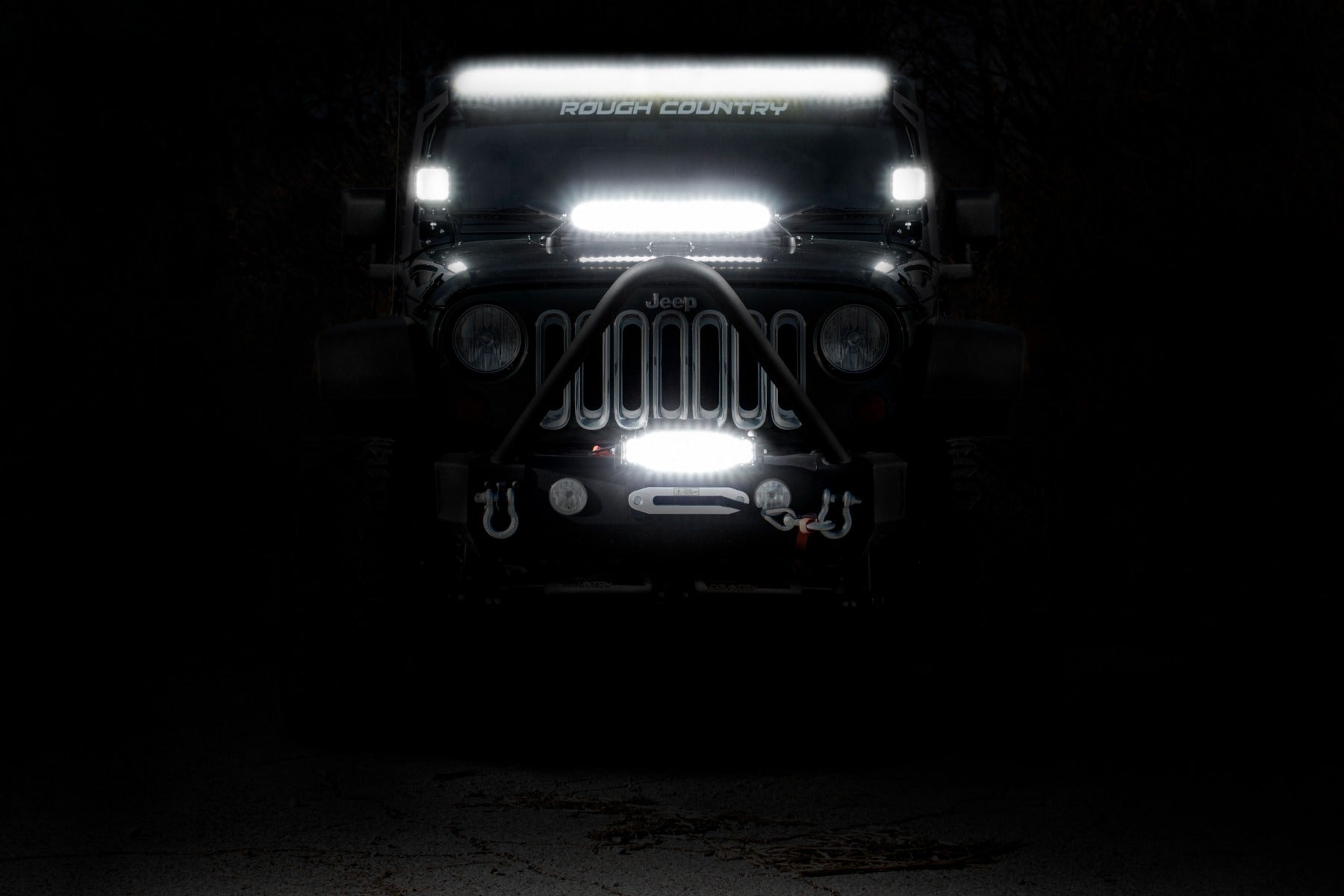 50 Inch Black Series LED Light Bar | Dual Row | Amber DRL - Image 5