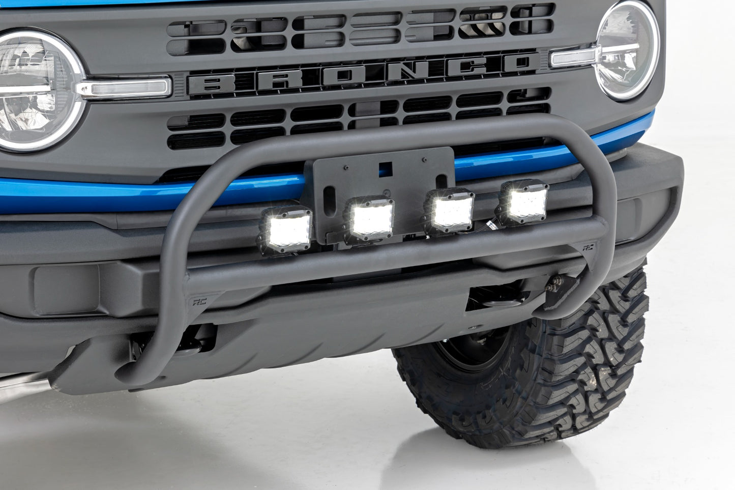 Nudge Bar | 20 Inch Black Single Row LED | Ford Bronco 4WD (2021-2026) - Image 2