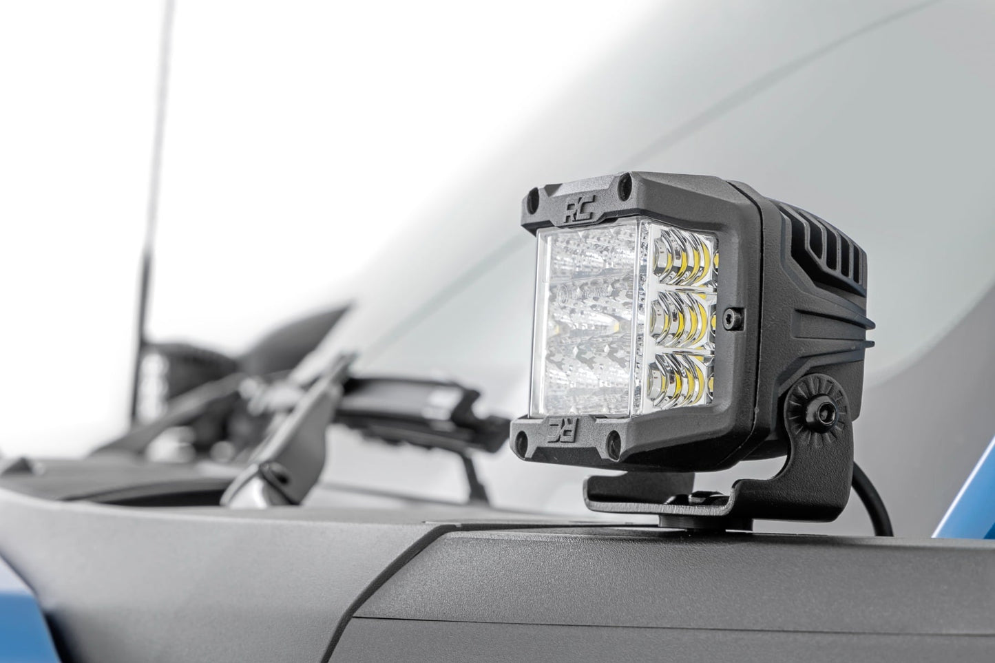 LED Light Kit | Ditch Mount |  2" Chrome Pair | Wide | Ford Bronco 4WD (21-26) - Image 2