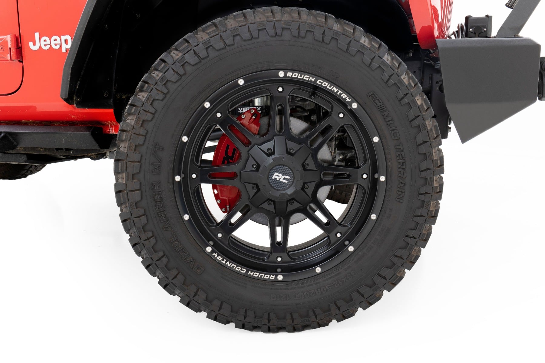 Caliper Covers | Front and Rear | Red | Sport | Jeep Gladiator JT/Wrangler JL (18-26) - Image 4