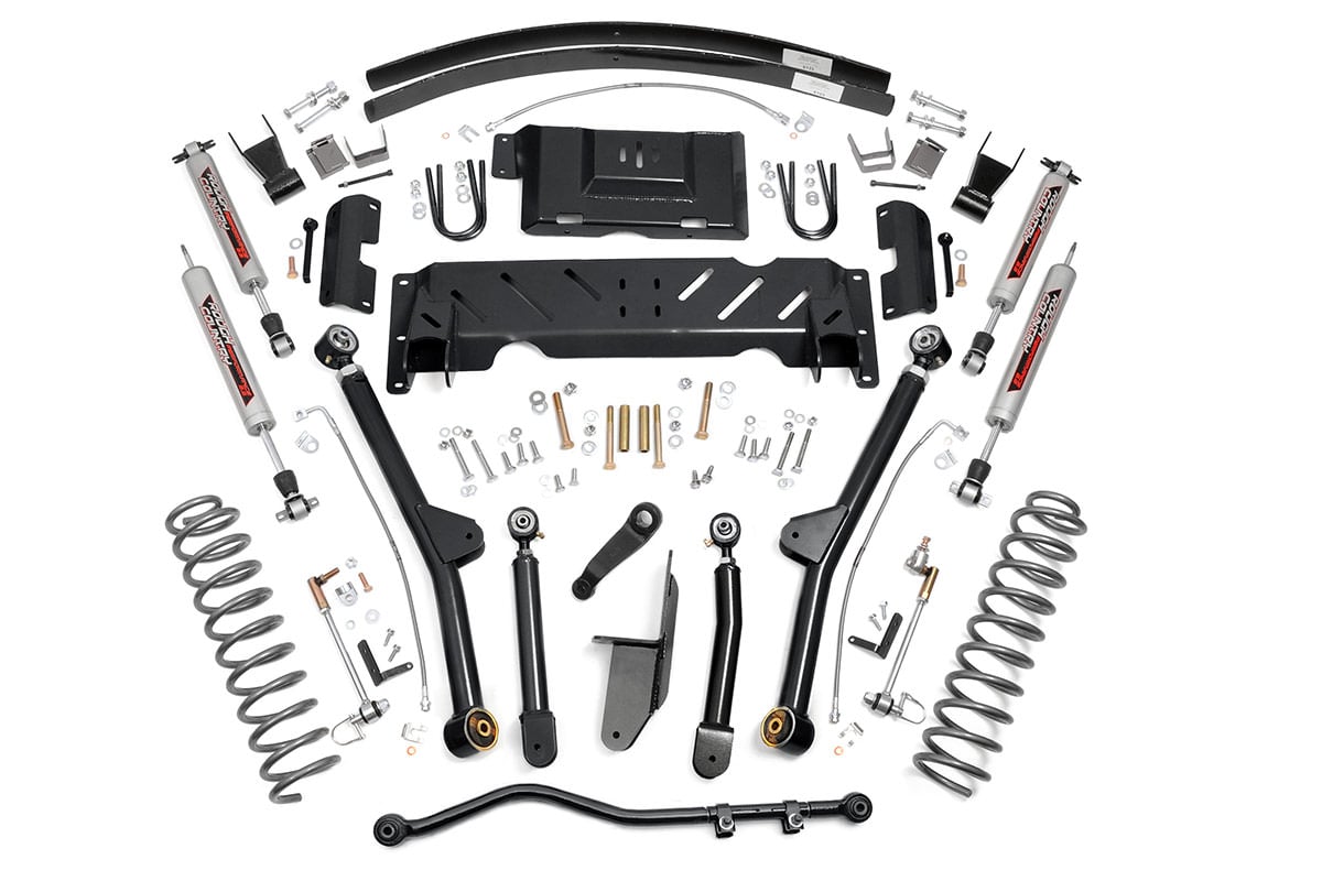 4.5 Inch Lift Kit | Long Arm | AAL | NP242 | Jeep Cherokee XJ 4WD (1984-2001) - Image 2