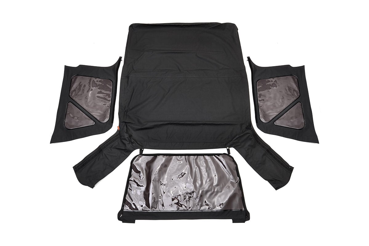 Soft Top | Replacement | Black | Full Doors | Jeep Wrangler TJ 4WD (97-06) - Image 2