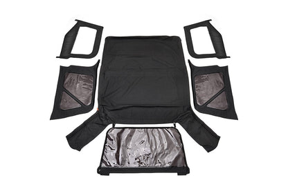Soft Top | Replacement | Black | Half Doors | Jeep Wrangler TJ 4WD (97-06) - Image 2