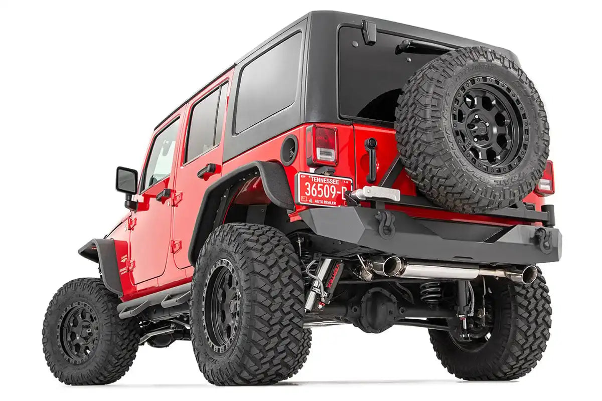 REAR BUMPER ROCK CRAWLER | TIRE CARRIER | JEEP WRANGLER JK (07-18)