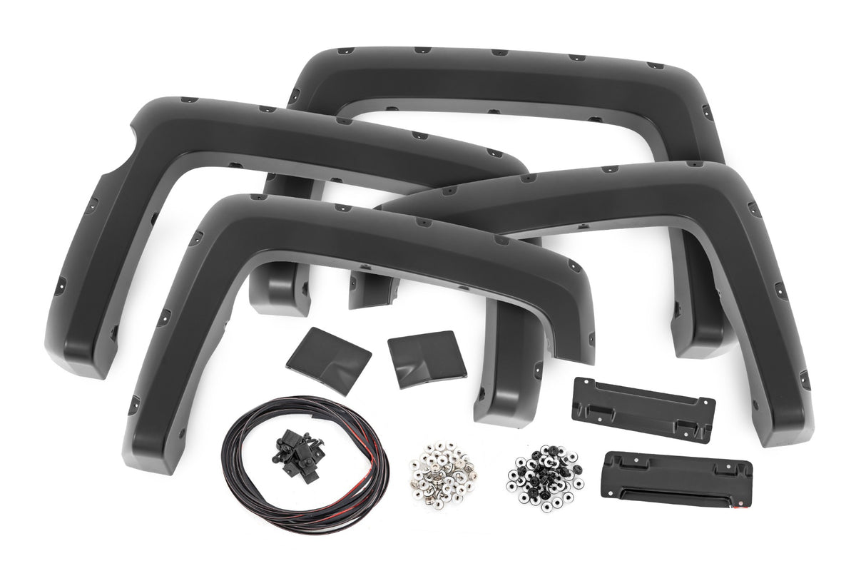 Pocket Fender Flares | 5'9" Bed | GAZ Summit White | Chevy Silverado 1500 (14-18 & Classic) - Image 2