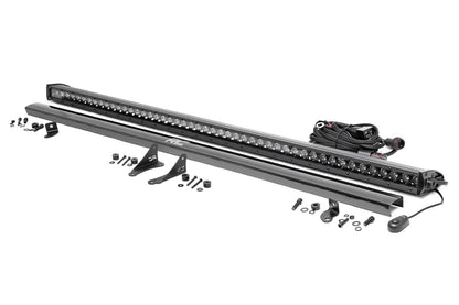 LED Light Kit | Cowl Mount | 50" Black Single Row | Jeep Gladiator JT/Wrangler JL (18-26)