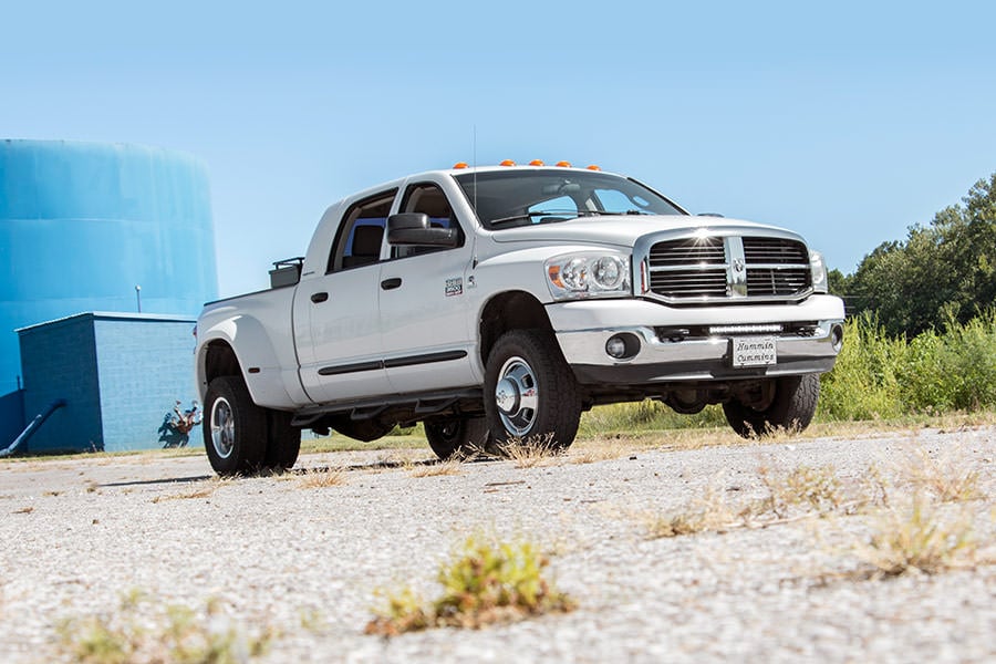 LED Light Kit | Bumper Mount | 20" Black Single Row | White DRL | Ram 2500 (03-18)/3500 (03-18) - Image 4