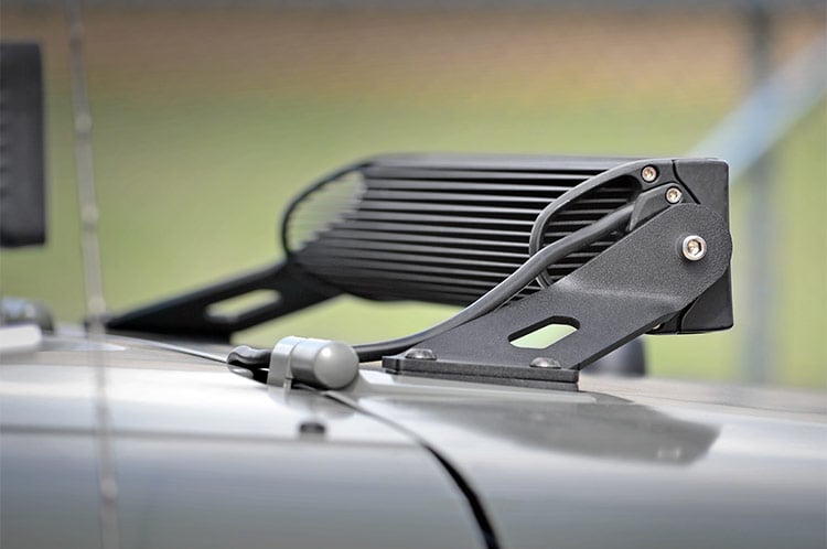 LED Light Mount | Hood | 20" | Jeep Wrangler JK/Wrangler Unlimited  (07-18) - Image 4