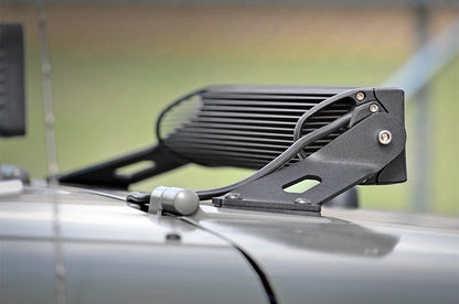 LED Light Mount | Hood | 20" | Jeep Wrangler JK/Wrangler Unlimited  (07-18) - Image 4