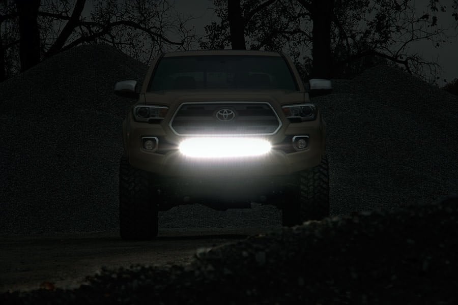 LED Light Kit | Lower Grille Mount | 30" Black Single Row | Toyota Tacoma (16-23) - Image 4