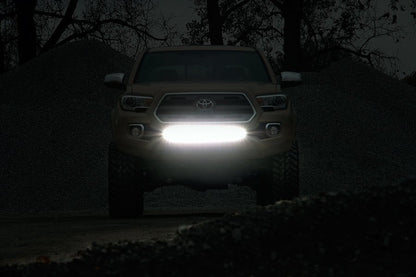 LED Light Kit | Lower Grille Mount | 30" Black Single Row | Toyota Tacoma (16-23) - Image 4
