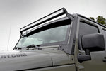 LED Light Kit | Windshield Mount | 50" Black Dual Row | Jeep Wrangler JK (07-18) - Image 2