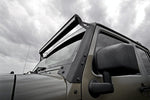 LED Light Kit | Windshield Mount | 50" Black Dual Row | Jeep Wrangler JK (07-18) - Image 3