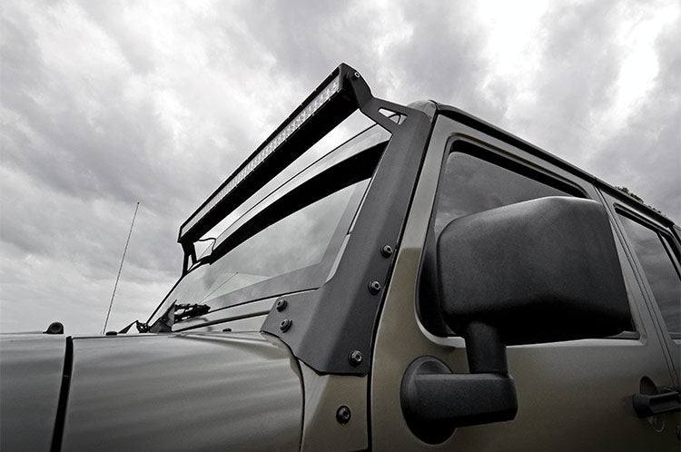 LED Light Kit | Windshield | 50" Spectrum Dual Row | Jeep Wrangler JK/Wrangler Unlimited (07-18) - Image 3