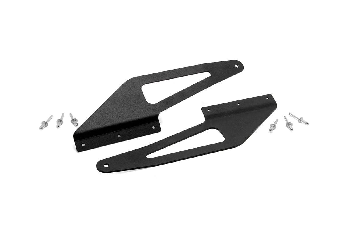LED Light Mount | Upper Windshield | 50" Curved | Jeep Grand Cherokee ZJ (93-98) - Image 2