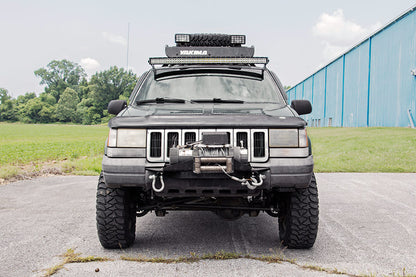 LED Light Mount | Upper Windshield | 50" Curved | Jeep Grand Cherokee ZJ (93-98) - Image 5