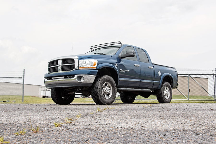 LED Light Mount | Upper Windshield | 54" Curved | Ram 1500 2WD/4WD (02-08) - Image 3