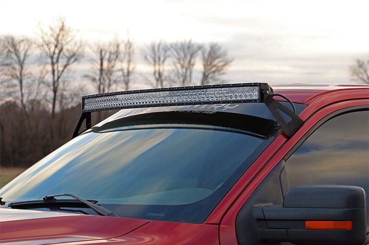 LED Light Mount | Upper Windshield | 54" Curved | Ford F-150 2WD/4WD (04-14) - Image 3