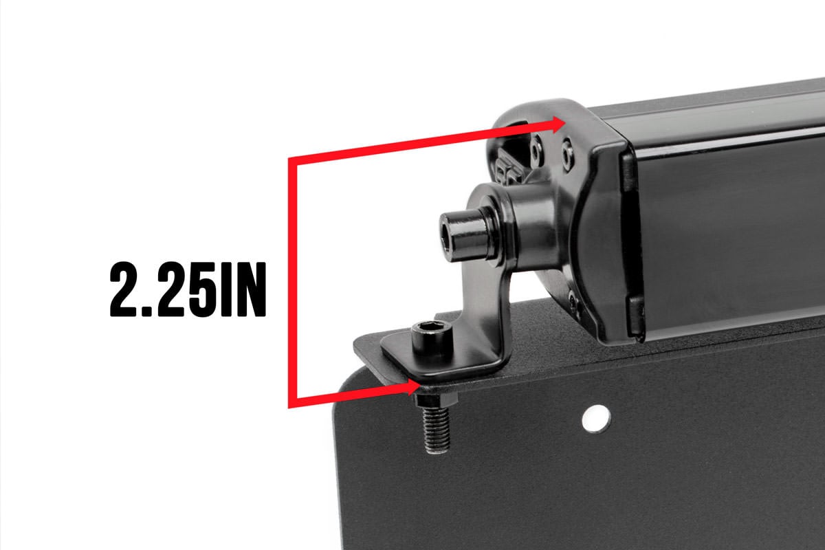 LED Light Kit | License Plate Mount | 8" Single Row Black Series - Image 6