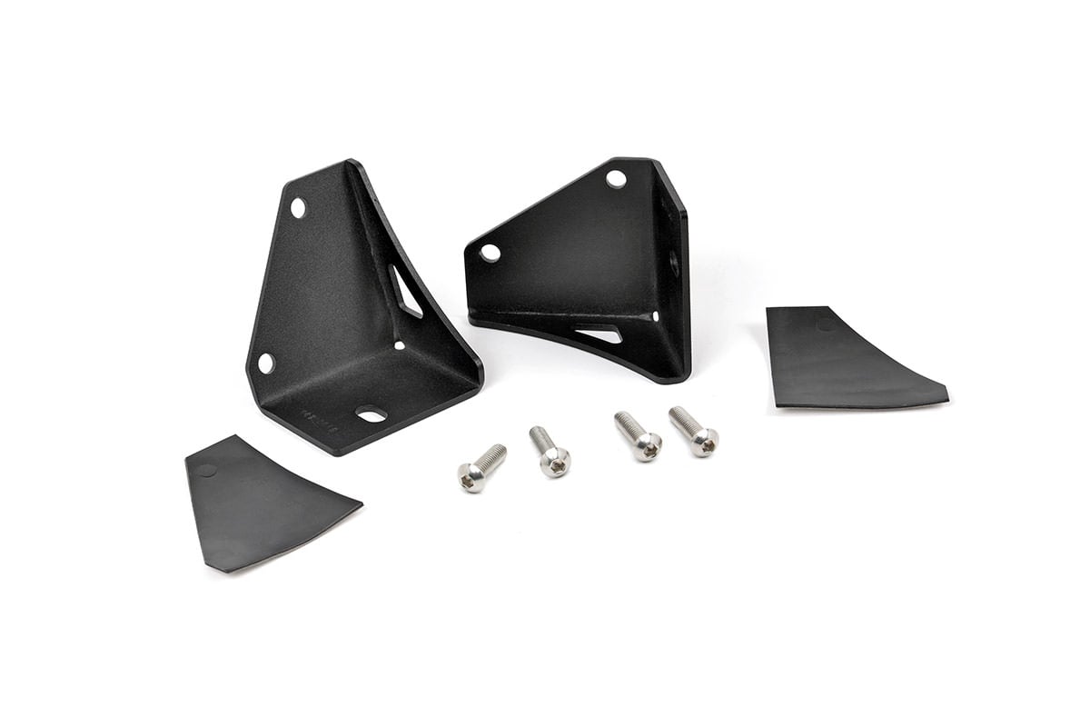 LED Light Mount | Lower Windshield | Pod Pair | Jeep Wrangler YJ 4WD (87-95) - Image 2