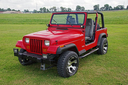 LED Light Mount | Lower Windshield | Pod Pair | Jeep Wrangler YJ 4WD (87-95) - Image 4