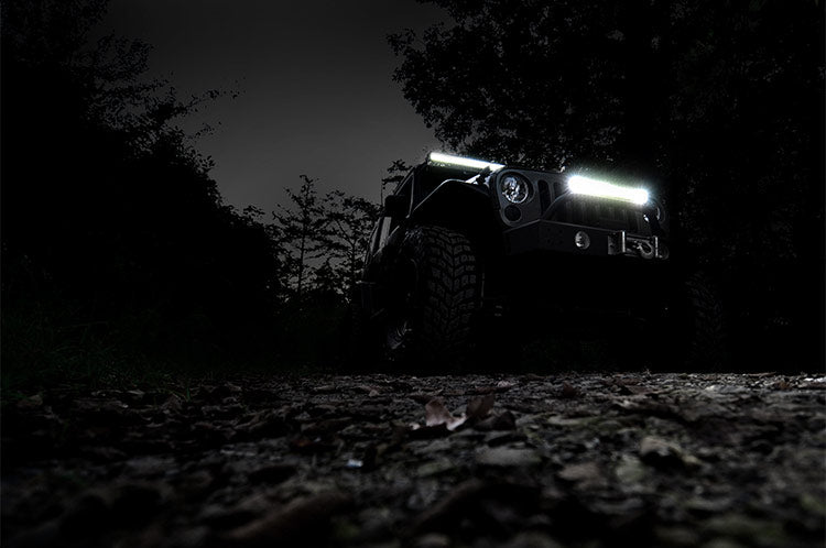 20 Inch Chrome Series LED Light Bar | Dual Row | Amber DRL - Image 6