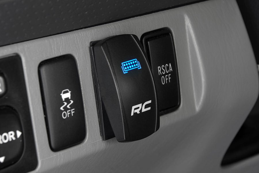 Rocker Switch | 2x1 with Logo | Blue Back Light - Image 2