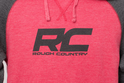 Rough Country Hoodie | Heater | Red/Gray | XL - Image 2