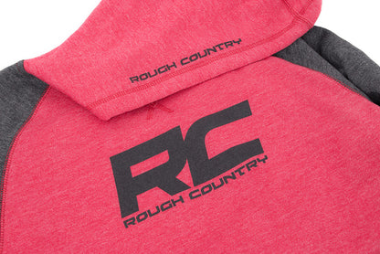 Rough Country Hoodie | Heater | Red/Gray | SM - Image 3