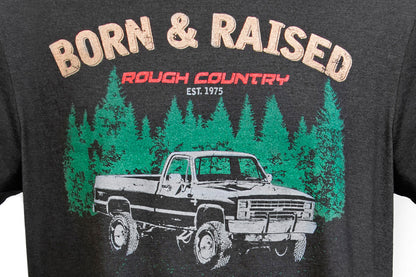 Rough Country T-Shirt | Born & Raised | Black | LG - Image 2
