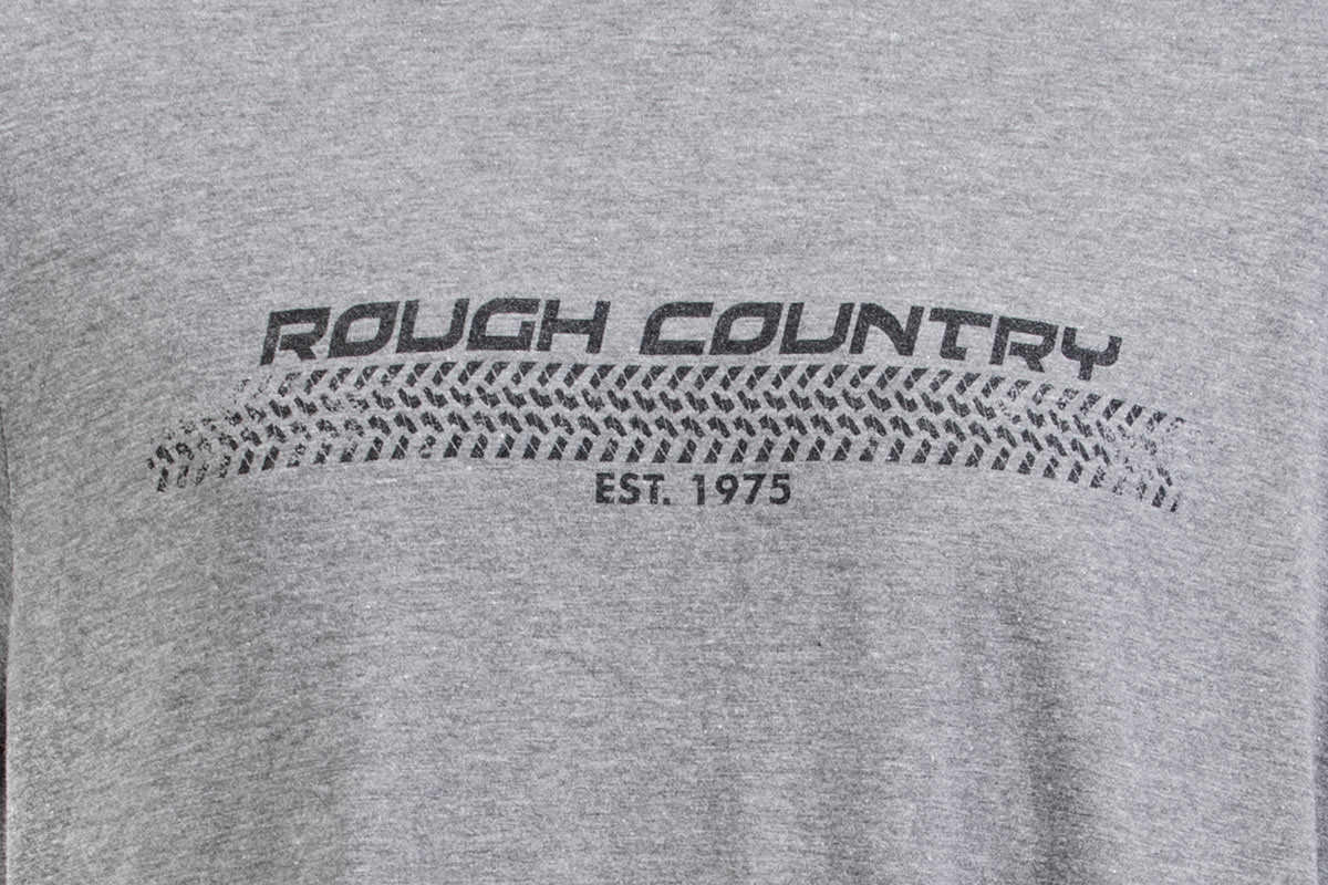 Rough Country T-Shirt | Horizontal Tread | Grey | 3XL - Image 2