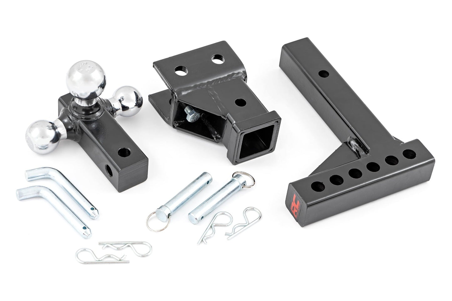 Adjustable Trailer Hitch | 6 Inch Drop | Multi-Ball Mount | Fits 2 Inch Receiver - Image 3