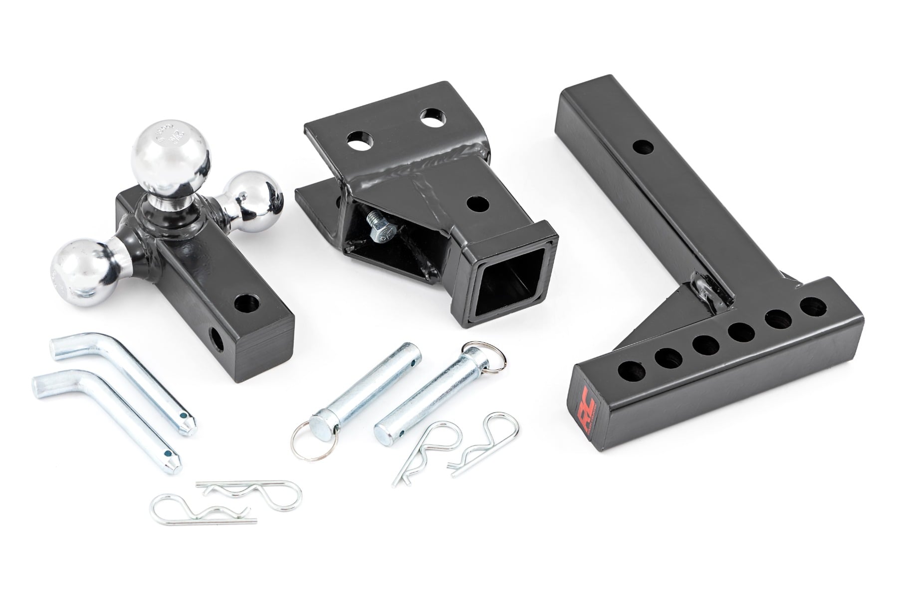 Adjustable Trailer Hitch | 6 Inch Drop | Multi-Ball Mount | Fits 2 Inch Receiver - Image 3