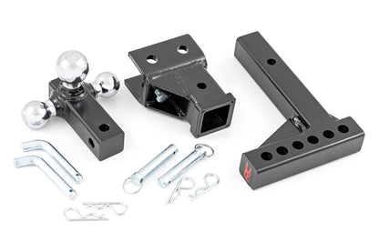 Adjustable Trailer Hitch | 6 Inch Drop | Multi-Ball Mount | Fits 2 Inch Receiver - Image 3