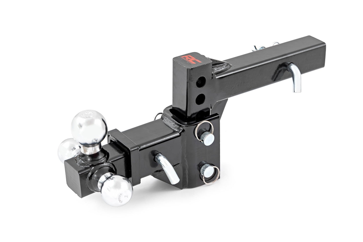 Adjustable Trailer Hitch | 6 Inch Drop | Multi-Ball Mount | Fits 2 Inch Receiver - Image 4