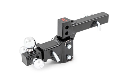 Adjustable Trailer Hitch | 6 Inch Drop | Multi-Ball Mount | Fits 2 Inch Receiver - Image 4