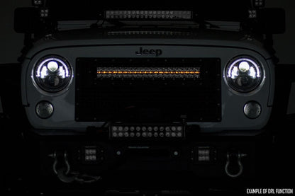 12 Inch Black Series LED Light Bar | Single Row | Amber DRL - Image 4