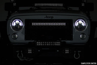 20 Inch Black Series LED Light Bar | Dual Row | Cool White DRL - Image 4