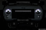 Mesh Grille | 30" Dual Row LED | Black | White DRL | GMC Sierra 1500 (14-15) - Image 5