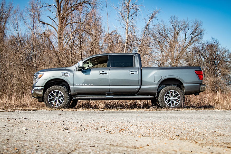 2 Inch Lift Kit | Red Spacers | Nissan Titan XD 2WD/4WD (2016-2024) - Image 4