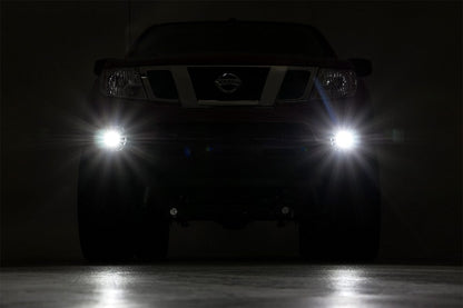 LED Light Kit | Fog Mount | 2" Black Pair | Spot | Nissan Frontier (05-20) - Image 3