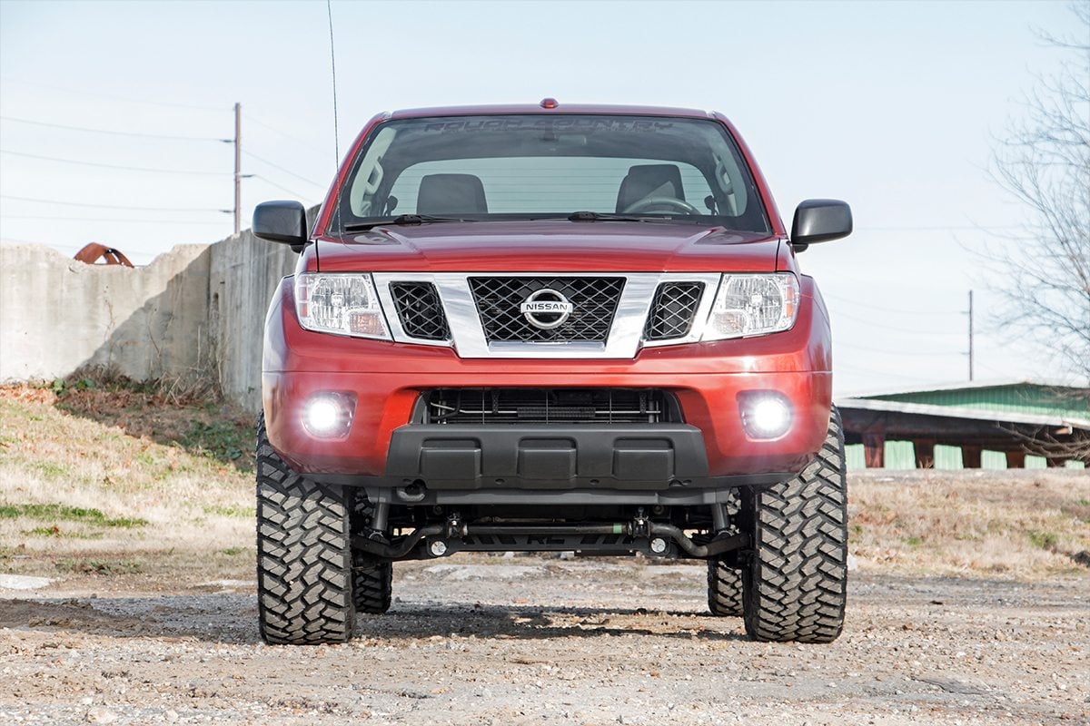 LED Light Kit | Fog Mount | 2" Black Pair | Spot | Nissan Frontier (05-20) - Image 5
