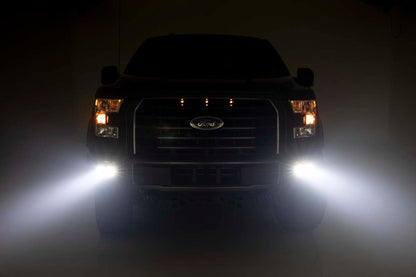 LED Light Kit | Fog Mount | Dual 2" Black Pairs | SAE | Ford F-150 (15-17) - Image 4