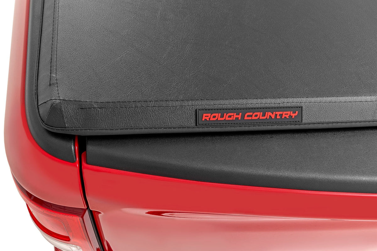 Soft Tri-Fold Bed Cover | 5'7" Bed | No OE Rail | Toyota Tundra (07-21) - Image 3