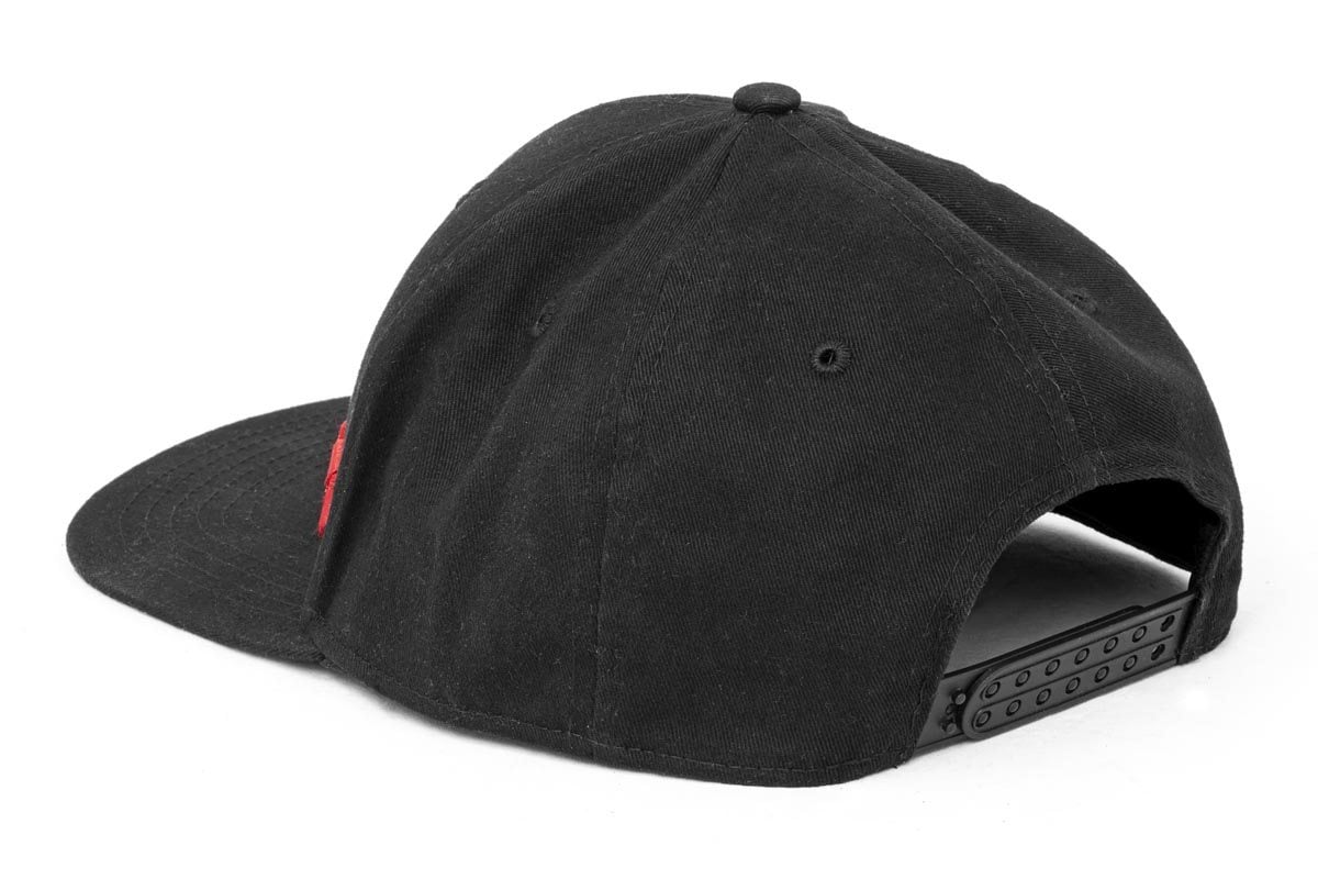 Rough Country Hat | Flat Bill | Red Logo | Black - Image 2