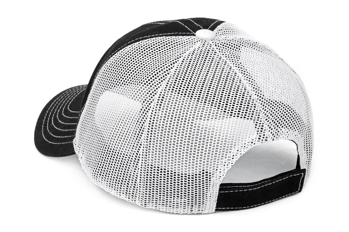 Rough Country Hat | White Mesh | Rough Country Patch | Black/Red - Image 2