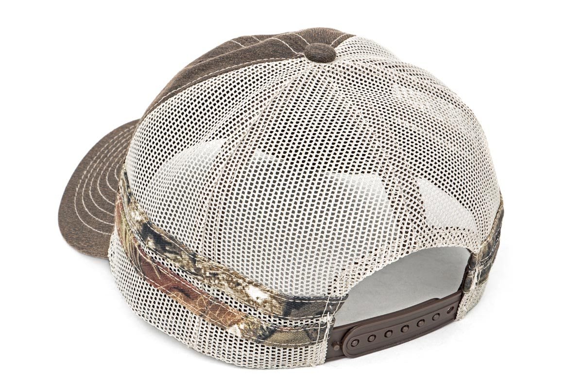 Rough Country Hat | Mesh | Rough Country Patch | Brown/Camo - Image 2